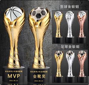 Trofeo de Fútbol Personalizado al por Mayor, Premio Mundial de Fútbol Dorado, Trofeo de Campeones Personalizado, Trofeo de Fútbol, Trofeo de Fútbol Soccer - Product Image 6