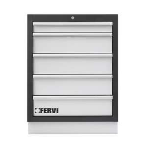 Équipement d'atelier, Mobilier d'atelier, Armoire à tiroirs FERVI à 5 tiroirs - Product Image 1