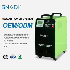 Baterai tenaga surya portabel, baterai surya sistem Sola off Grid 500W 12V untuk rumah - Product Image 3