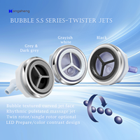 2025 nouveauté extérieur 4-6 personnes Whirlpool Jacuzi bain SPA Jet Kit qualité supérieure 2 "buse à Jet de petite taille pour poêle bain à remous