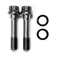 Boulon de bielle de compétition haute performance en aluminium 7075 usiné CNC, 1,5 po (12 points) pour bielles en acier