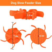 Insert en silicone pour gamelles anti-glouton pour chien, spirale en silicone pour l'alimentation lente des animaux, personnalisable avec logo et couleur