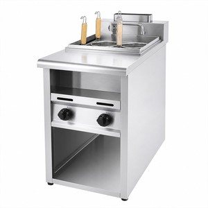 Cuiseur à nouilles au gaz commercial sur pied, 4 paniers, chaudière à nouilles GPL pour ramen, udon, pâtes, cuisine de restaurant - Product Image 1