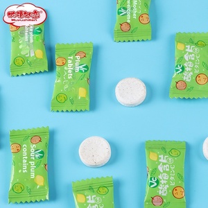 Tabletes de Ameixa Azeda em Embalagem de Caixa para Lanches Doces e Refrescantes, Textura Dura, Certificado Kosher para Lazer no Escritório - Product Image 2