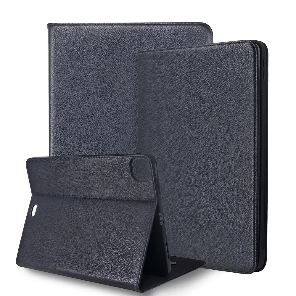 Top fabbrica di cuoio di grano della mucca di buona qualità fatti a mano tablet della copertura oem odm logo personalizzato per ipad Air 2020 ipad Air 4/caso di samsung