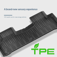 Tapis de sol, appuie-tête et doublure de coffre sur mesure en TPE écologique pour BYD Sealion 7 EV (Sea Lion 07 EV) 2023 – Accessoires intérieurs de voiture sur mesure