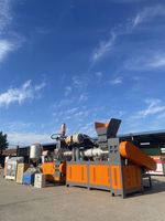 Máquina de Reciclaje de Plástico LDPE/PP de Alta Capacidad con Motor y Control PLC, Línea de Trituración y Lavado de Plástico (Producción de 100-600 kg/h)