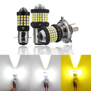 YD 3030 89SMD P15D H4 BA20D <span class=keywords><strong>Moto</strong></span> phare 12-80V haut/bas faisceau <span class=keywords><strong>moto</strong></span> projecteur ampoule avec antibrouillard blanc et jaune - Product Image 4