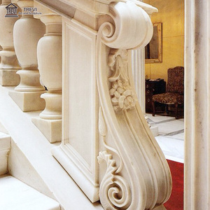 Personalizado tallada a mano casa rampas de escaleras de piedra de mármol balaustradas - Product Image 6