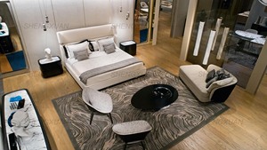 Mobili per camera da letto letto King Size in legno 6 per 6 160 x200 struttura del letto matrimoniale Queen Luxury Bed Frame - Product Image 5