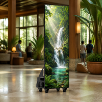 Affichage numérique LED pour menu, panneau publicitaire 640x1920mm P2 P2.5 P3.076 P4 pour restaurants, cafés et fast-foods, fabrication OEM ODM