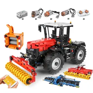Juego de bloques de construcción modelo camión Fastrac 4000er para niños, juguete de construcción con ladrillos, Serie Técnica MOC, 4 en 1, modelo 17020, 2716 piezas