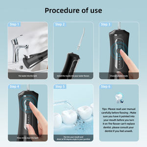 Portable sans fil électrique <span class=keywords><strong>Jet</strong></span> d'eau Flosser <span class=keywords><strong>le</strong></span> <span class=keywords><strong>plus</strong></span> populaire ménage soins dentaires USB/batterie alimenté en plastique prix favorable - Product Image 4