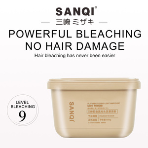 Poudre décolorante pour <span class=keywords><strong>cheveux</strong></span> SANQI Lightener Italy, qualité professionnelle de salon, décoloration forte, 11 niveaux, idéale pour les <span class=keywords><strong>cheveux</strong></span> foncés à blonds, marque privée - Product Image 3