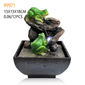 Fuente <span class=keywords><strong>de</strong></span> <span class=keywords><strong>Agua</strong></span> Pequeña <span class=keywords><strong>de</strong></span> Poliresina para Decoración <span class=keywords><strong>de</strong></span> Interiores - Product Image 2
