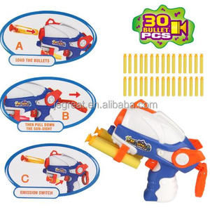Juego de objetivos digitales de tiro Monster Style ABS con puntuación y reinicio automático, incluye 2 <span class=keywords><strong>pistolas</strong></span> y 30 balas, compatible con armas de fuego. - Product Image 5