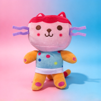 Nouvelle Peluche Anime Transfrontalière Chat Coquin, Chat à Quatre Pattes, Chat en Boîte et Maison de Poupée Fée des Fleurs
