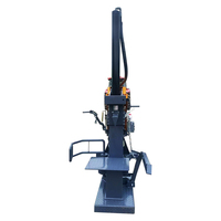 Fendeuse de bûches verticale avec prise de force/moteur électrique et attelage à 3 points, hauteur de fendage réglable de 550/1050 mm pour le travail du bois à domicile