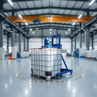 Agitateur horizontal pour conteneur IBC de 1000 L pour produits chimiques, dispersion à haute vitesse, contrôle de vitesse à fréquence variable