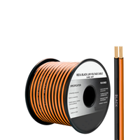 Câble torsadé OFC 18AWG, rouge et noir, pour haut-parleurs