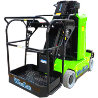 200kg Premium-Qualität Batteriebetriebene Elektrische Personenlifte: Mini-Boomlift mit Einzelmast für Höhenarbeiten