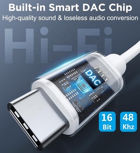 Adaptateur audio numérique USB-C vers prise casque jack 3,5 mm femelle de qualité supérieure pour Apple iPhone 17 16 15 Samsung S26 S25 S24 S23 - Product Image 3