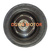 DGWZ 11 pouces 100/65-6.5 90/65-6.5 48v60v72v 3000w moyeu sans brosse sans engrenage double moteur moteur moteur de moyeu de Scooter électrique avec pneu de route
