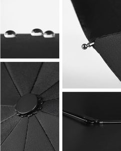 Custom Fully Automatic Open Three-Folding Business Gifts and Close 8 Bone <b>Foldable</b> Business Gift Advertising <b>Umbrella</b> - Product Image 5