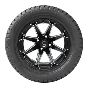 Ensemble de pneus et roues SRGCTW-203 pour voiturette de golf, 215/35-12, 4 plis, avec jantes de 12 pouces - Product Image 4