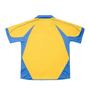 Maillots de football rétro personnalisés HEALY, t-shirts à col piping vintage personnalisés pour hommes, maillot de football jaune de haute qualité - Product Image 2