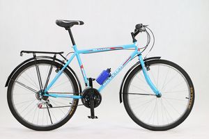 Vélo de montagne unisexe de 26 pouces et 21 vitesses <span class=keywords><strong>2021</strong></span> avec freins en V, cadre de jante en acier à haut niveau de configuration, sans support de suspension-Bicicletas - Product Image 2
