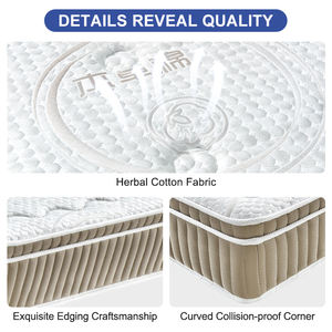 सर्वश्रेष्ठ गुणवत्ता नियंत्रण नरम कठोरता> 30 सेमी मोटाई होटल की गुणवत्ता 100% लेटेक्स गद्दे रानी डबल आकार हाइब्रिड गद्दे - Product Image 2