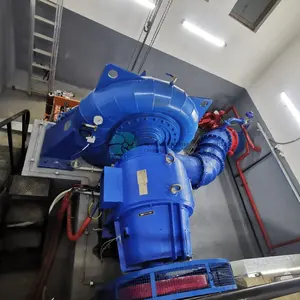 Turbina de água 100kw a 630kw, gerador hidroelétrico da turbina