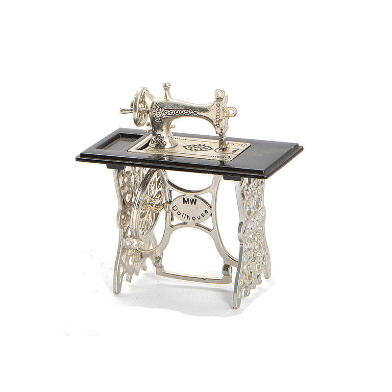 Dollhouse Miniature Furniture Metal Sewing Machine 1/12 Scale
