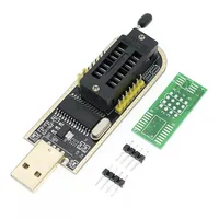 Modul Programmer USB Flash BIOS EEPROM Seri CH341B 24 25 + Klip Uji SOIC8 SOP8 Untuk EEPROM 93CXX / 25CXX / 24CXX