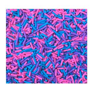 1公斤/袋彩虹粉彩混合单色聚合物粘土非食用糖果长洒粘液工艺品不倒翁装饰 - Product Image 6