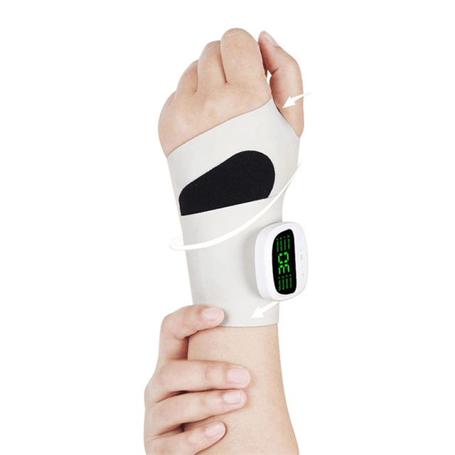 Popular Wireless Vibration Massager with Hand Support Strap and Wrist EMS Electric Intelligent Wristband