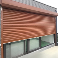 Porte à enroulement électrique en alliage d'aluminium sur mesure, porte automatique antivol pour magasin, devanture de magasin, garage, certifiée CE, sur mesure