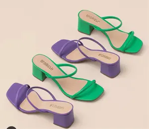 Custom Designer High Heels Sandals Luxury Brands Design Peep Toe Summer Women Sandals With Metal Heel