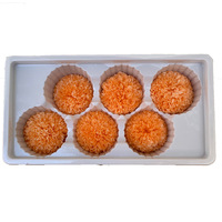 Caja de Flores de Crisantemo Pompon Naturales Preservadas, Flor Real Eterna, Ramo Decorativo Personalizable para el Día de la Madre
