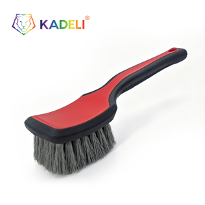 Cepillo para Llantas de <span class=keywords><strong>Coche</strong></span> KADELI, Cepillo de Limpieza de Neumáticos con Cerdas Suaves Grises para Detallado de Automóviles - Product Image 1