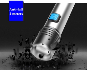 Lumen Cao Sliver Usb Sạc Đèn Pin 1 Kilometre Phạm Vi Tập Trung <span class=keywords><strong>Torchlight</strong></span> - Product Image 6