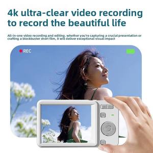 กล้องดิจิตอล CCD รุ่นใหม่แบบพกพา สำหรับนักเรียน ความละเอียด 4K HD ซูมออปติคอล 7.1x-16x หน้าจอ 2"-3" พร้อมระบบกันสั่นภาพอิเล็กทรอนิกส์ - Product Image 5