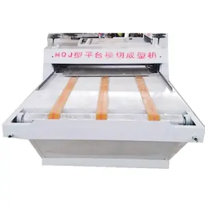 ZHENHUA Flat Table Pizza Box PP Corrugated Board Cardboard Roller Die Cutting and Creasing Machine