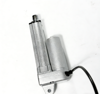Moteur à courant continu 12V, contrôleur de course de 100 mm, tige télescopique robuste de 500N, actionneur linéaire électrique, étanche IP65, ROHS