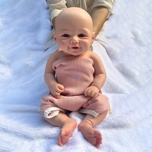 43cm/15.72 Pouces Belle Reborn Bébé Poupée Doux Silicone Toddler Jouet Haute-simulation Réel pour Enfants Cadeaux De Noël - Product Image 2