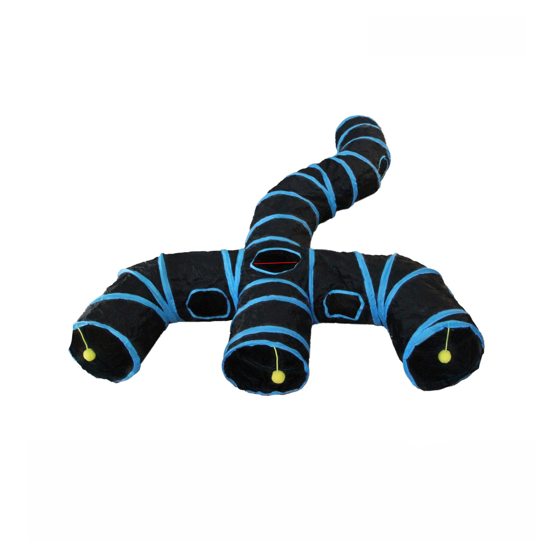 Blue-Black Triple-Fork Channel