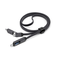Câble USB multifonctionnel 5A à charge rapide 100W PD20W, chargeur magnétique OTG, accessoires pour smartphones pour iPhone 15 16 17