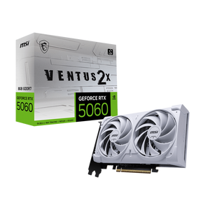 การ์ดจอเกมมิ่ง GeForce RTX5060 8G VENTUS 2X WHITE ใหม่ พร้อมหน่วยความจำ 128 บิต สำหรับพีซี การ์ดแสดงผลสำหรับเล่นเกม GeForce RTX5 ใหม่ - Product Image 4