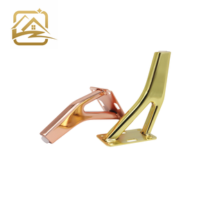 Wholesale Factory Luxury Y Shape 15Cm/18Cm Gold <b>Sofa</b> Iron <b>Legs</b> High Quality <b>Sofa</b> <b>Legs</b> For Living Room Bed Cabinet Bedroom - Product Image 1